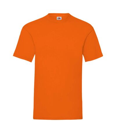 Fruit Of The Loom Mens Valueweight Short Sleeve T-Shirt (Orange) - UTBC330