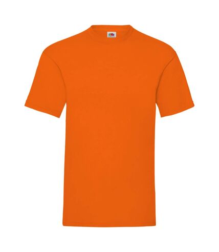 Fruit Of The Loom Mens Valueweight Short Sleeve T-Shirt (Orange) - UTBC330