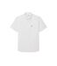 Mens Embroidered Logo Oxford Shirt White Lacoste-2