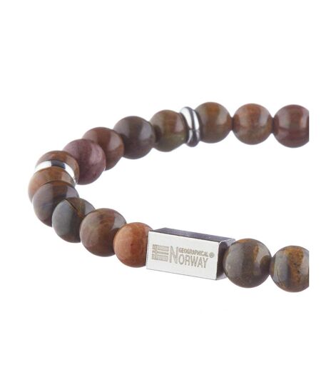 Bracelet marrons/acier homme geographical norway 315077 - taille unique