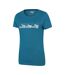 T-shirt Manches Courtes Three Peaks Femme Bleu Sarcelle Mountain Warehouse-3