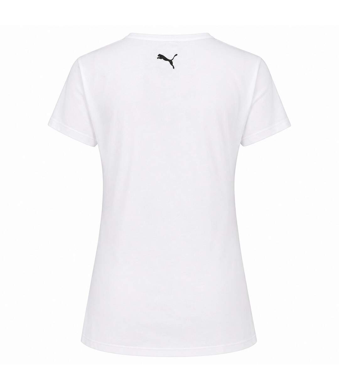Womens/ladies Deluxe T-shirt  White Puma-2