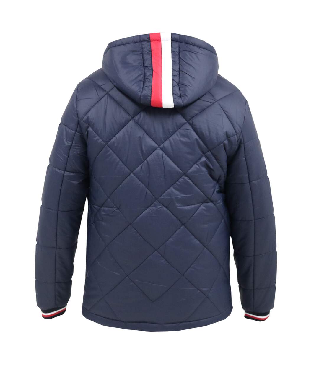 Mens d555 angus diamond quilted kingsize puffer jacket navy Duke