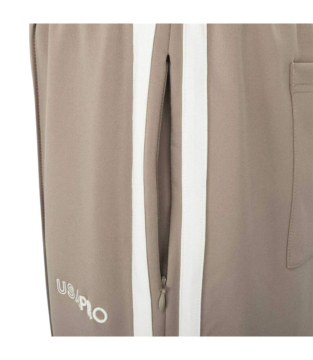 Pantalon De Survêtement Motif/style Rayure Latérale Femme Marron Clair USA Pro-3