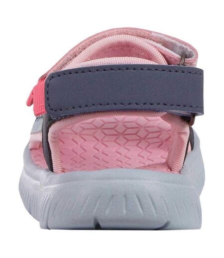 Sandales Kana Mf Enfant Rose Gris Kappa