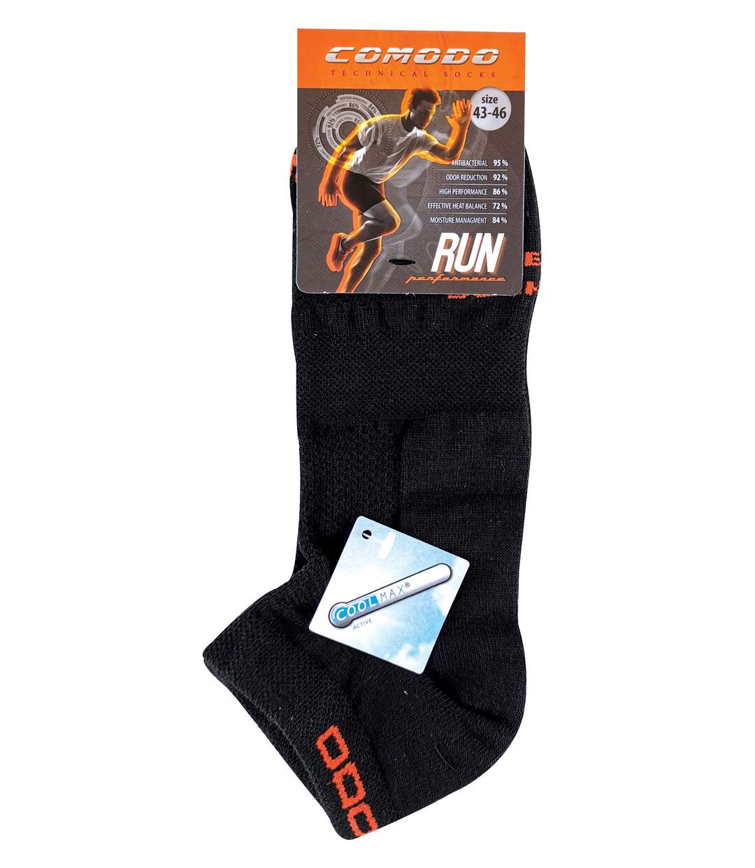 COMODO - Ultra Coolmax Ankle Length Running Socks