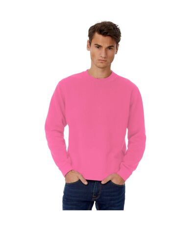 Mens Set In Sweatshirt Pink Fizz B&C