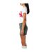 Womens/ladies Union Jack T-shirt White Sinead Gorey-4