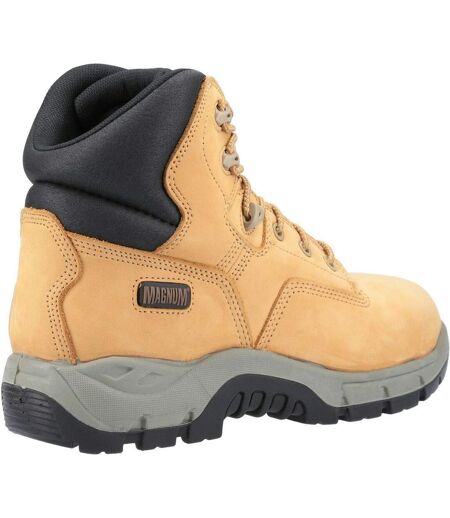 Mens Precision Sitemaster Composite Toe Nubuck Leather Safety Boot Honey Magnum