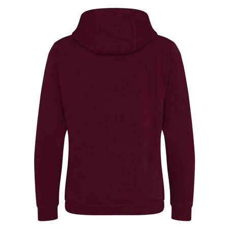 Sweat à capuche adulte bordeaux Awdis