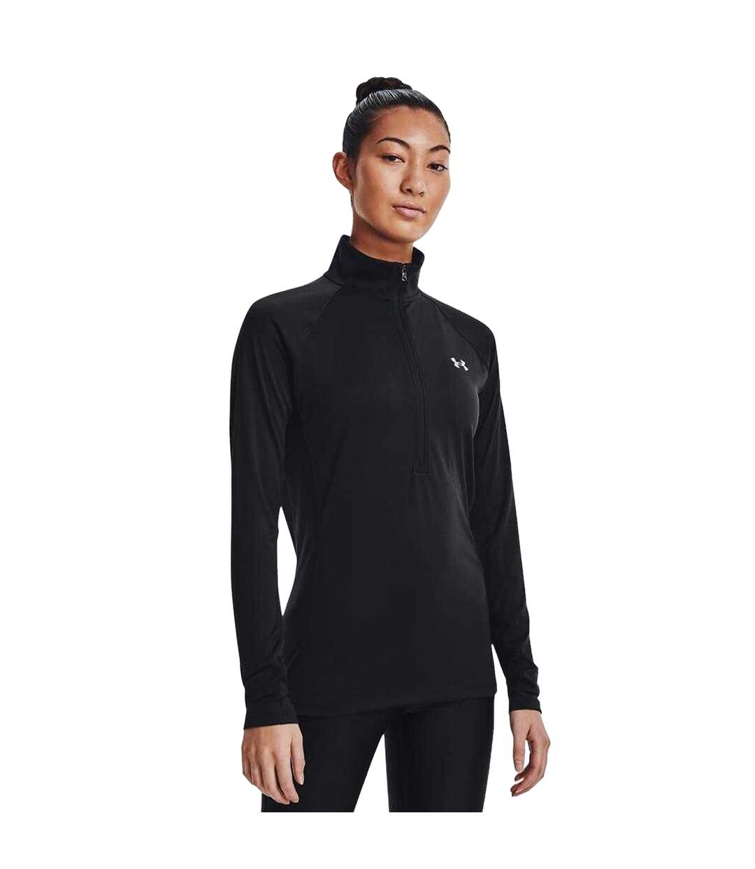 Haut Style Réfléchissant Tech Femme Noir Under Armour-1