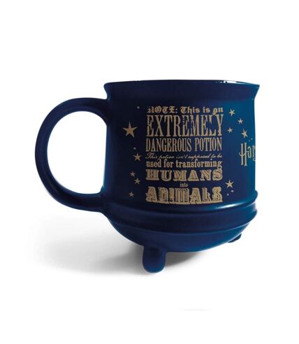 Harry Potter Extremely Dangerous Potions Cauldron Mug (Gold/Dark Blue) (One Size) - UTPM5611