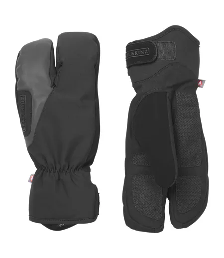 Waterproof Extreme Cold Weather Cycle Split Finger Glove for Men and Women