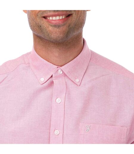 Chemise Manches Courtes Drayton Homme Corail Farah