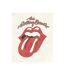 Womens/ladies Vintage Tongue The Rolling Stones T-shirt Vintage White Amplified-3