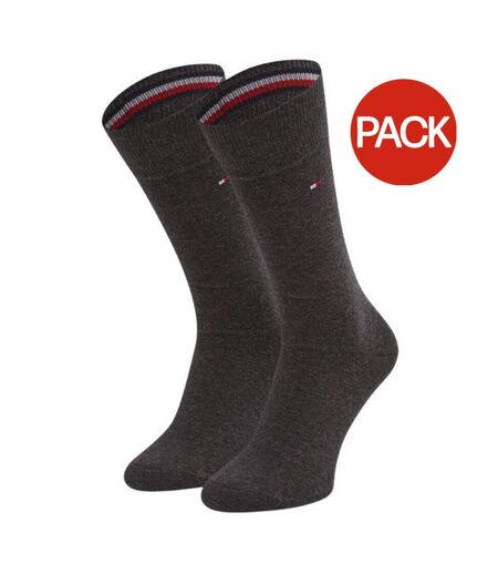 Chaussettes Motif/style Uni Homme Gris Tommy Hilfiger