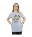 Disney Femme/Ladies - T-shirt boyfriend en coton avec étoiles de la Fée Clochette (Gris sportif) - UTBI46460-2