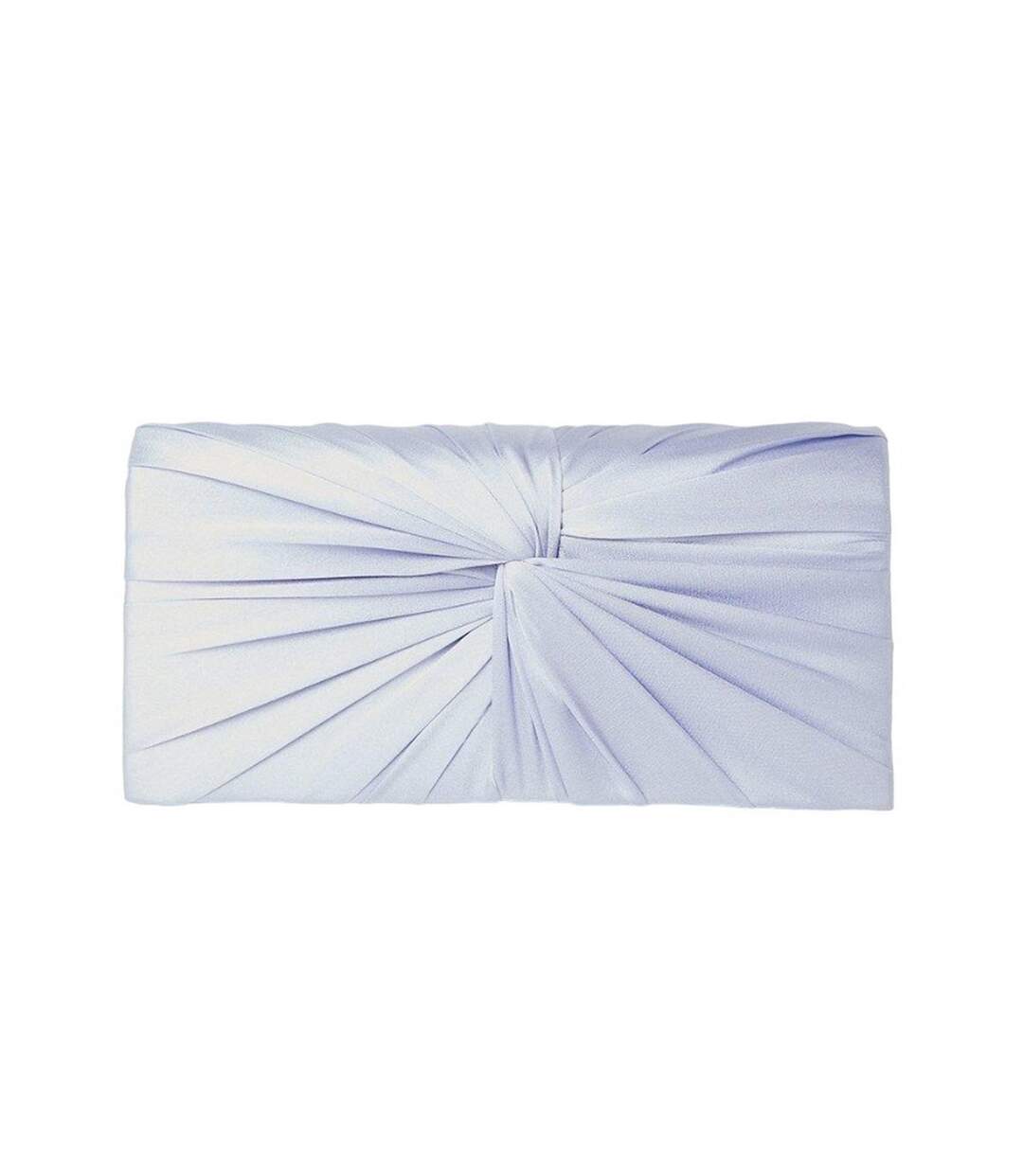 Beauty satin twisted clutch bag one size blue Dorothy Perkins