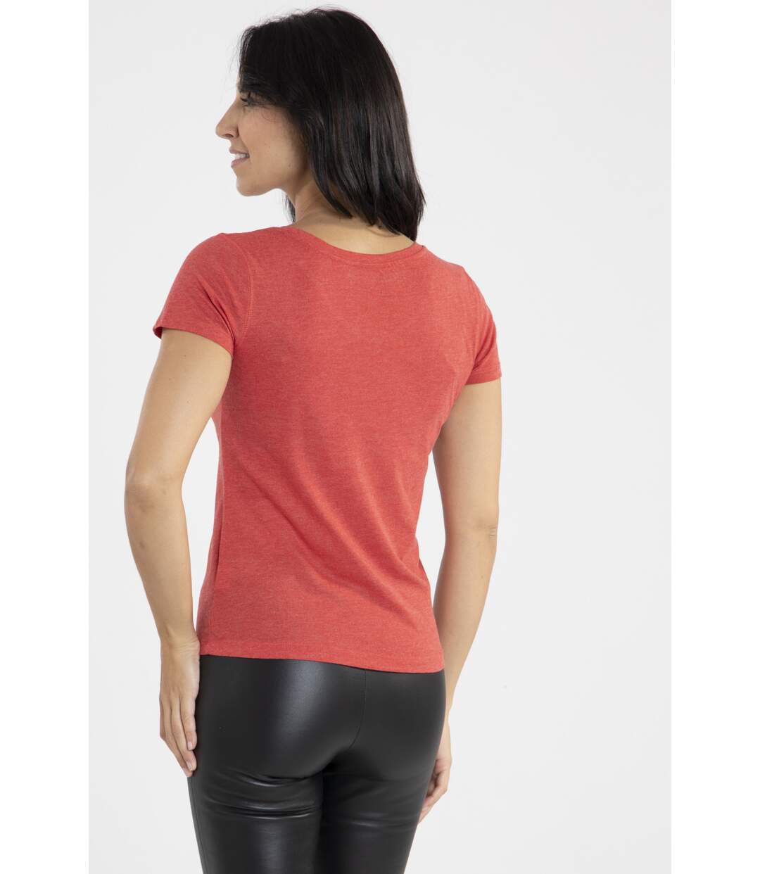 Tee-shirt Mady Rouge-3