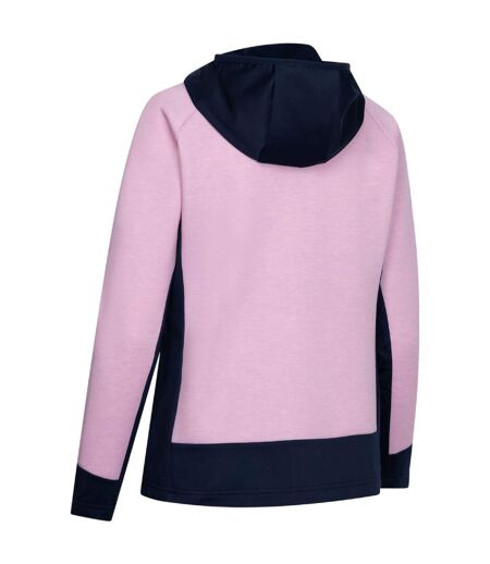 Womens/ladies Sophy Active Full Zip Hoodie Carnation Marl Trespass