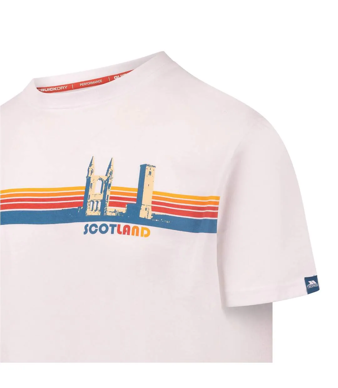 T-shirt Standrew Homme Blanc Trespass-3
