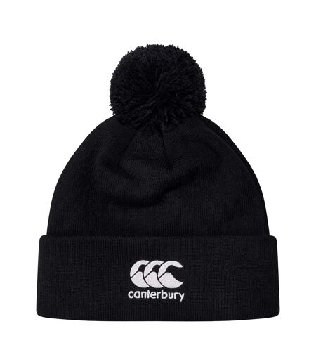Unisex Adult Ccc Bobble Beanie Black Canterbury