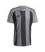 Maillot De Foot Style À Rayures Homme Noir Gris Adidas-2