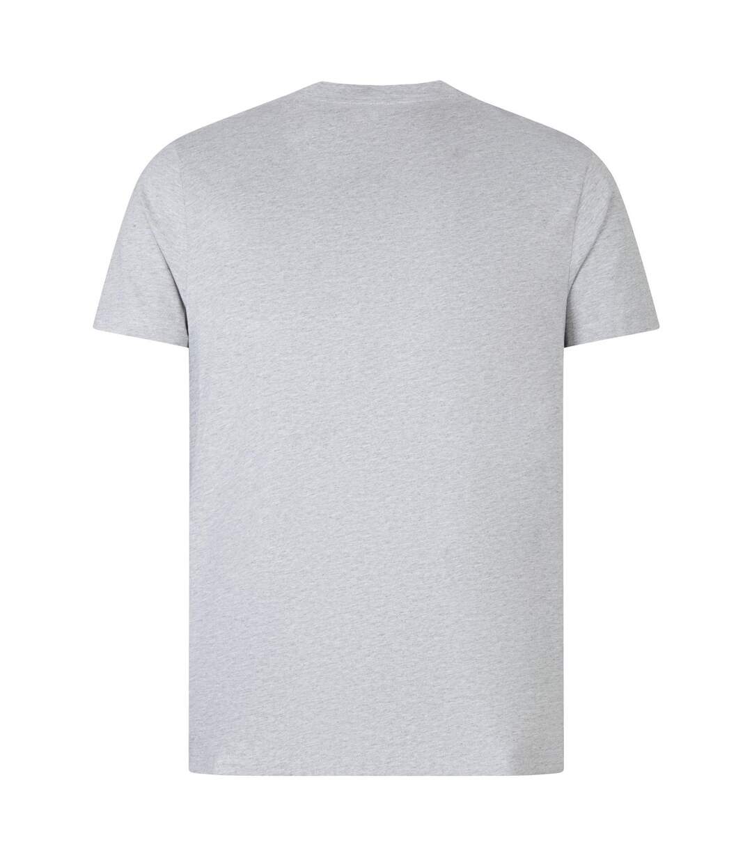 Mens Logo T-shirt Grey White Canterbury-2