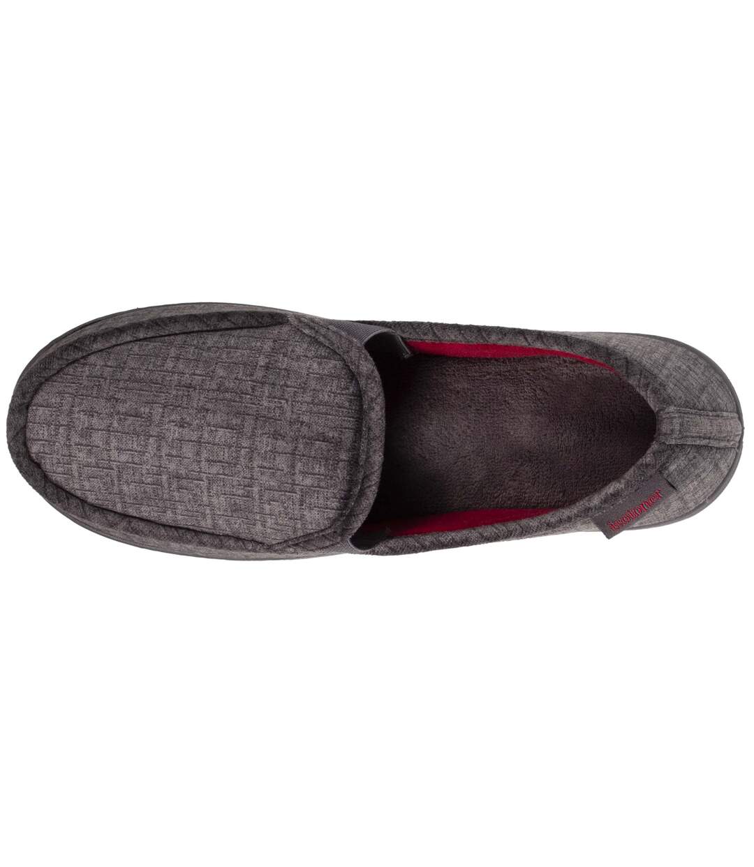 Isotoner Chaussons Mocassins homme velour ultra doux-2