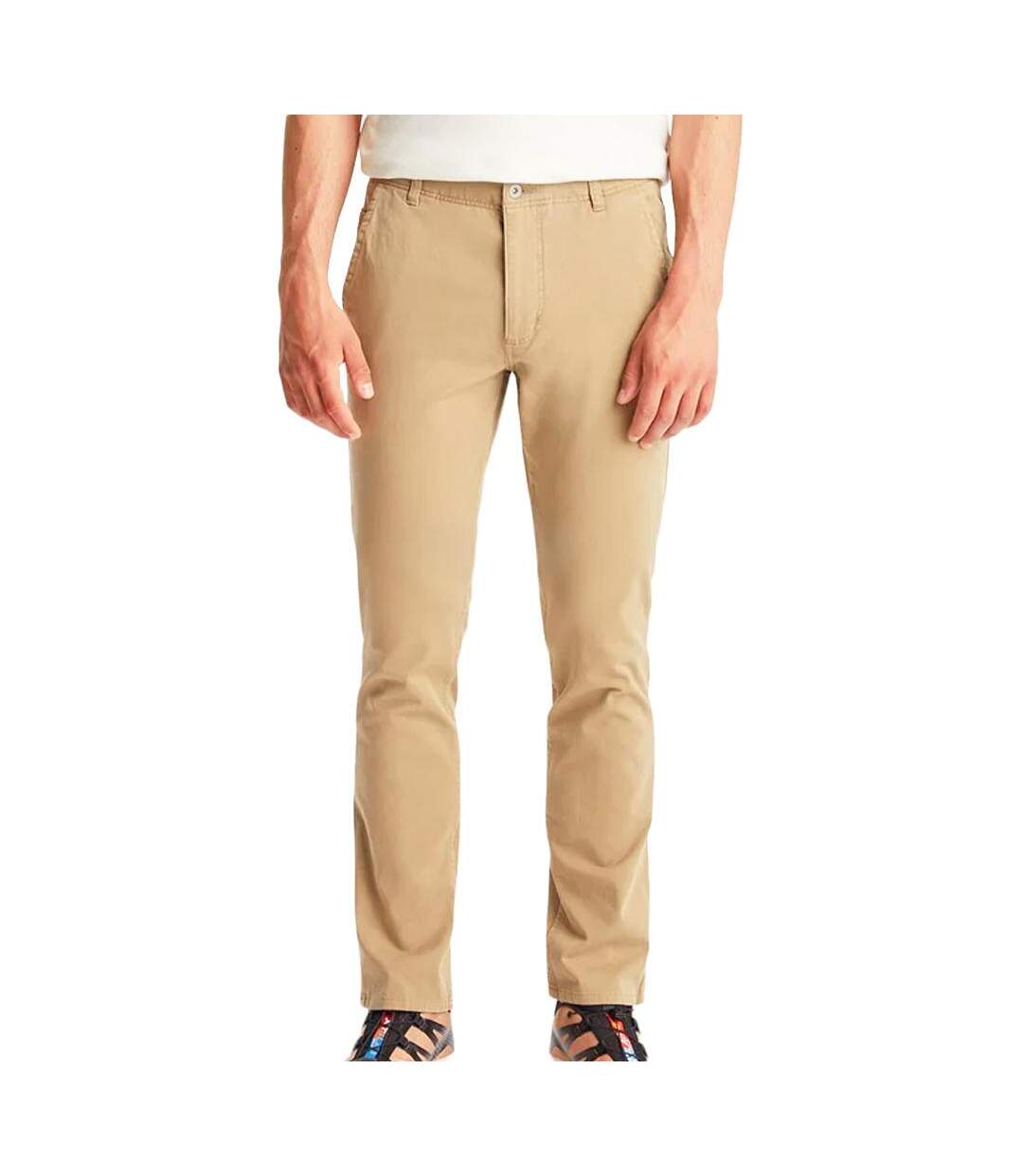 Pantalon Chino Skinny Marron Homme Dockers Alpha Khaki 360 - W28-L32-1