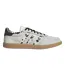 Womens/ladies Sleek Cow Print Leather Trainers Off White Adidas-4