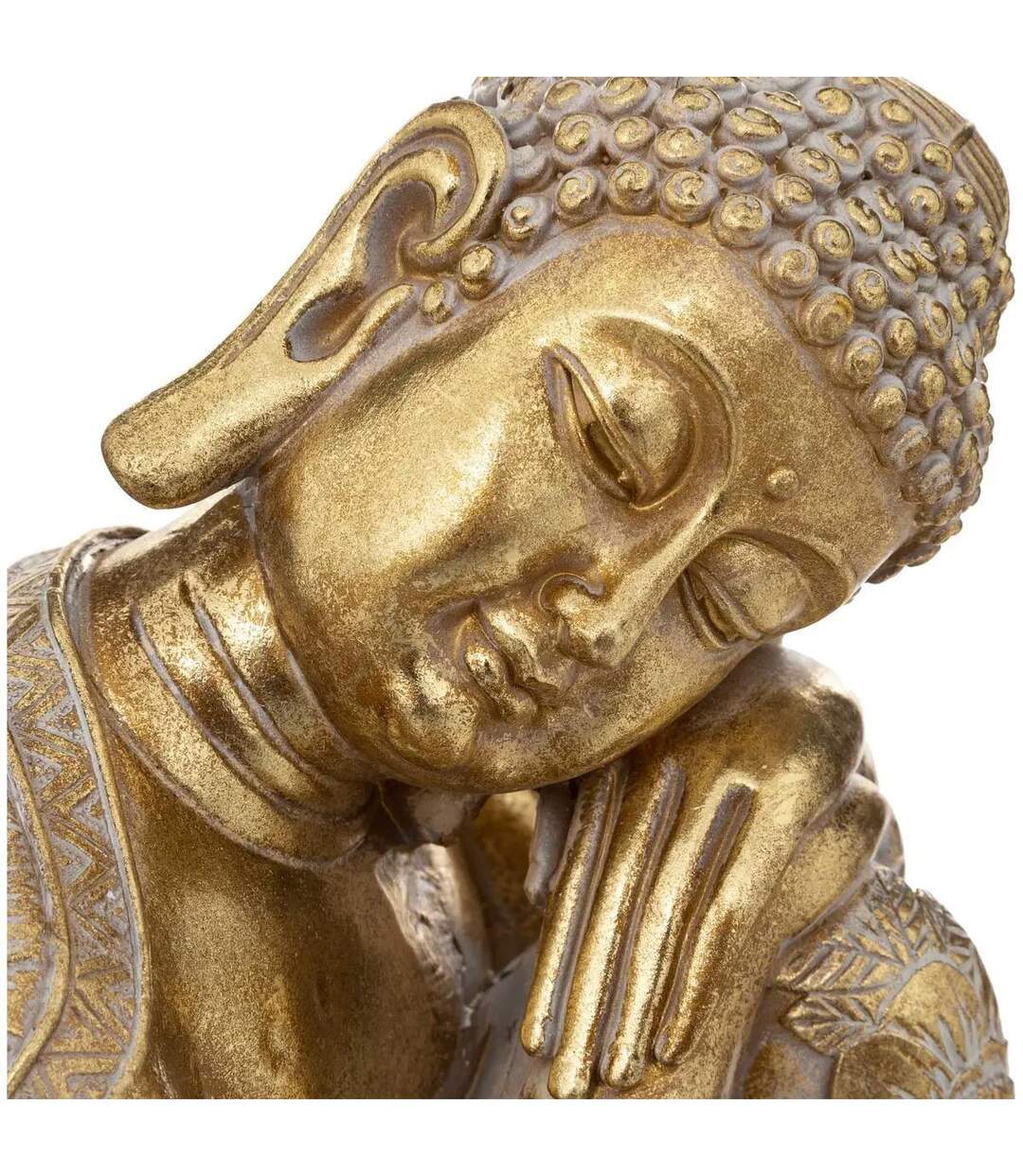 Bouddha Assis Design Atherya 23cm Or-2