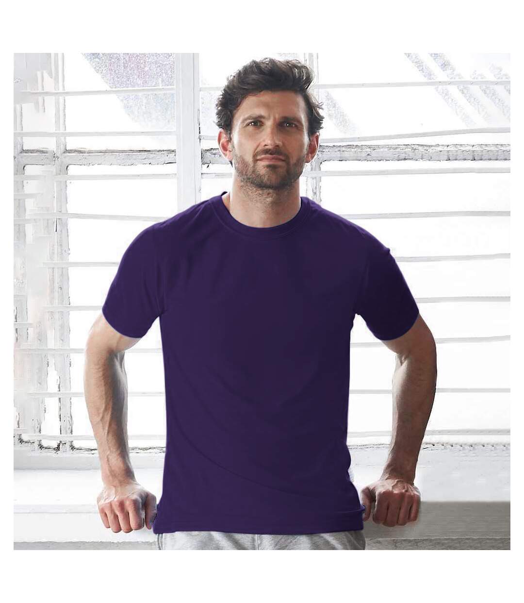 T-shirt adulte violet AWDis Cool