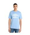 Umbro Mens Core Big Logo T-Shirt (Allure/White)