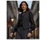 Gilet Sans Manches Femme Blazer Coton Gris Axxano AH1165G : Élégance Moderne-3