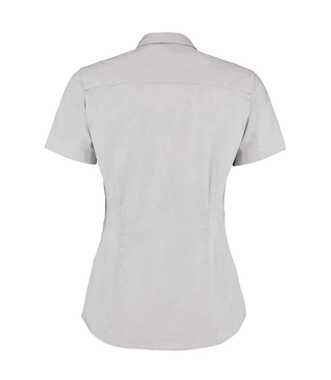 Chemisier Corporate Femme Gris Argenté Uni Kustom Kit-2