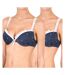 Soutien-gorge push-up femme lot de 2-1