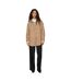 Womens/ladies Long-sleeved Shacket Tigers Eye Enhance-1