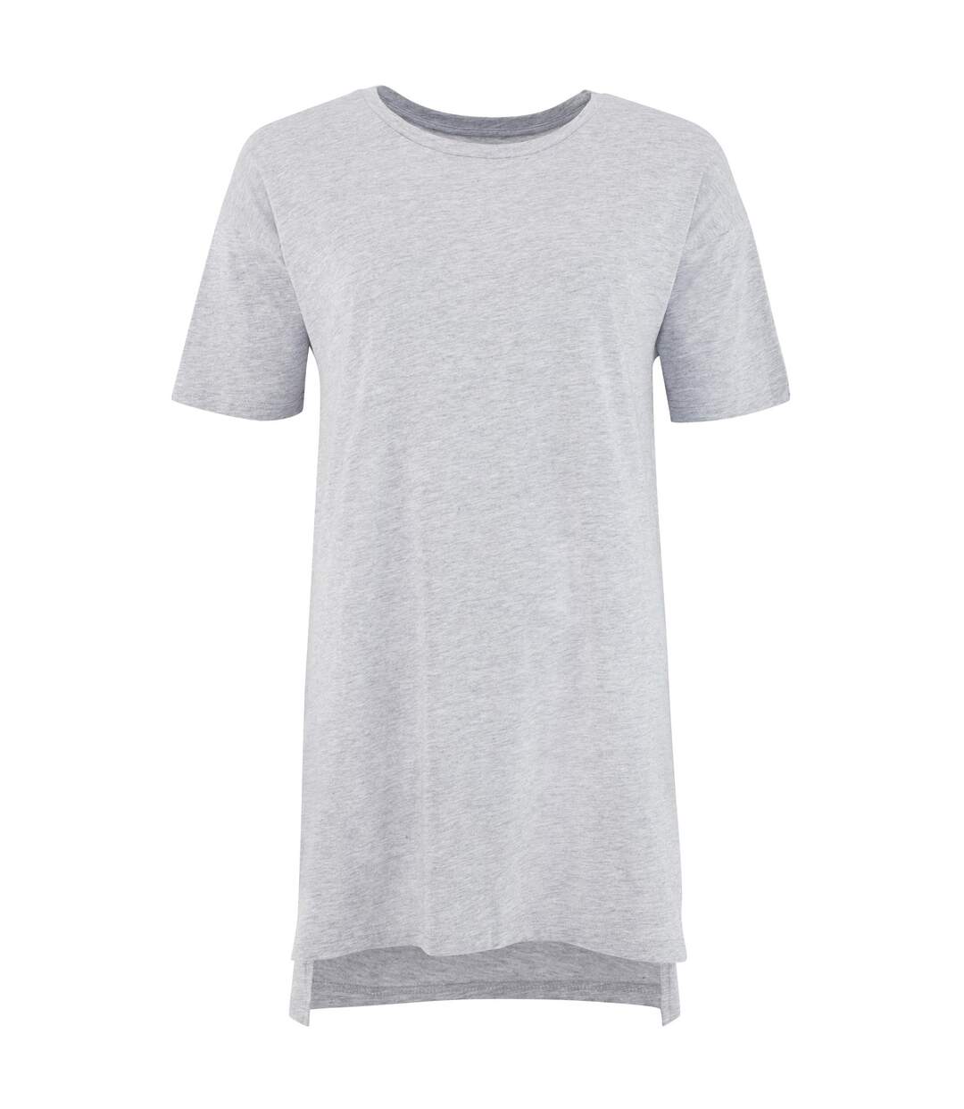 Comfy Co Womens/Ladies Oversized Sleepy T Short Sleeve Pyjama T-Shirt (Heather Grey) - UTRW5319-1