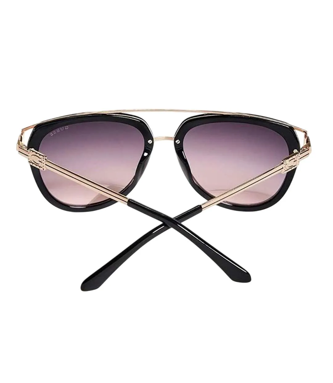 Lunettes De Soleil Gf6061 01u Femme Taille Unique Rose Doré Guess-2
