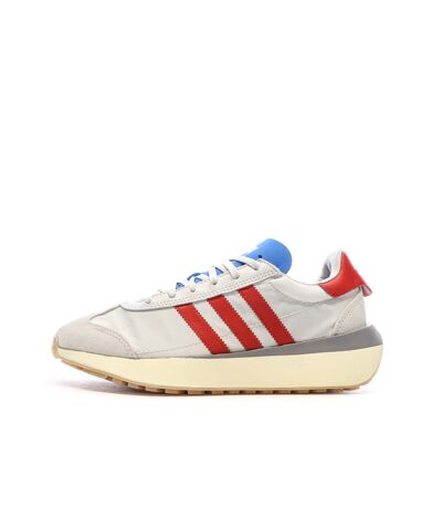 Baskets gris/bleu/rouge homme adidas country