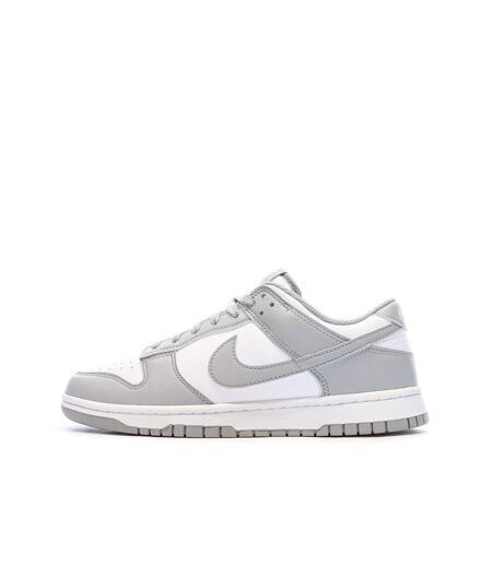 Dunk low retro gris/blanc homme nike