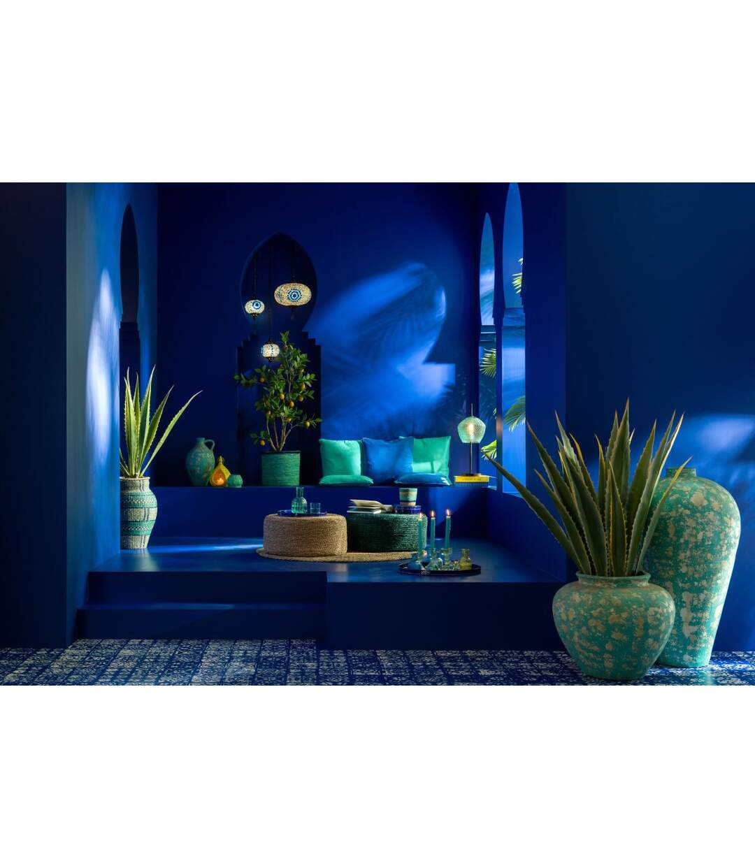 Plante Artificielle en Pot Agave 135cm Vert-3