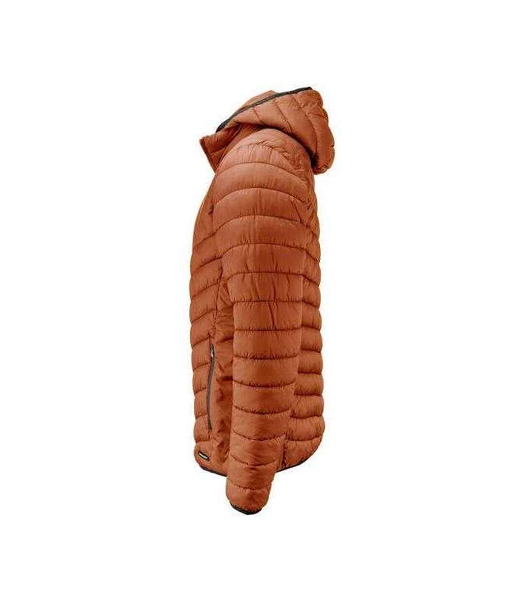 Unisex Adult Mount Adams Recycled Nylon Padded Jacket Orange Rust Cutter & Buck-3