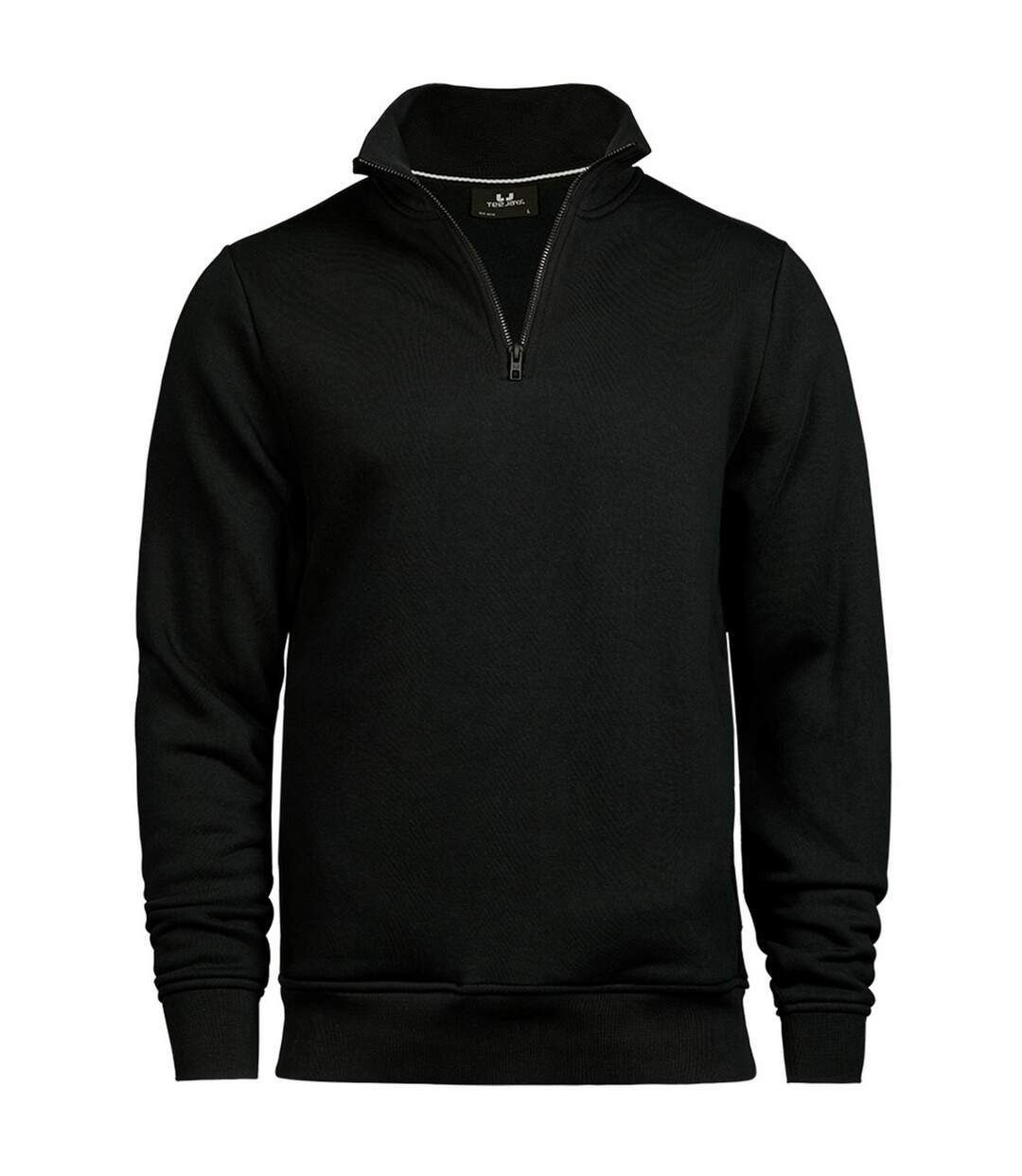 Sweatshirt zippe homme noir Tee Jays