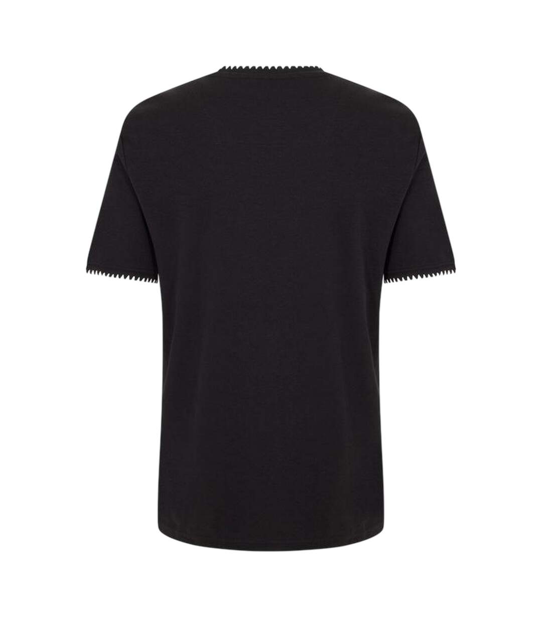 T-shirt Perth Homme Noir Écru Threadbare-2