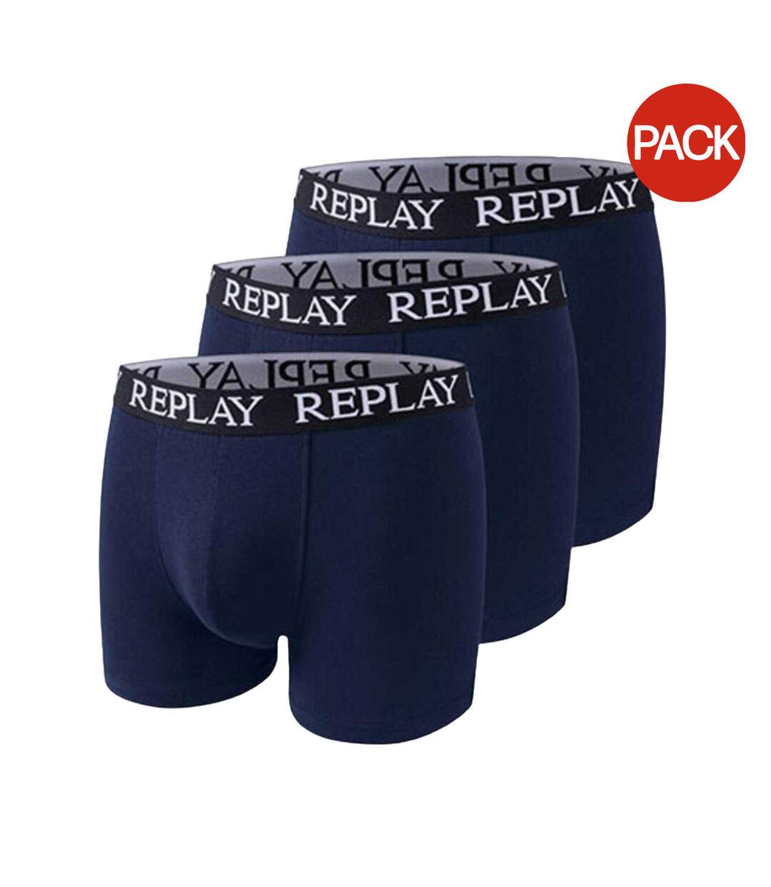 Boxers Homme Bleu Marine Replay-1