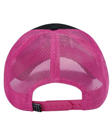 Casquette Trucker Noir Rose Amplified