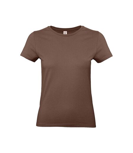 Womens/ladies #e190 T-shirt Chocolate B&C