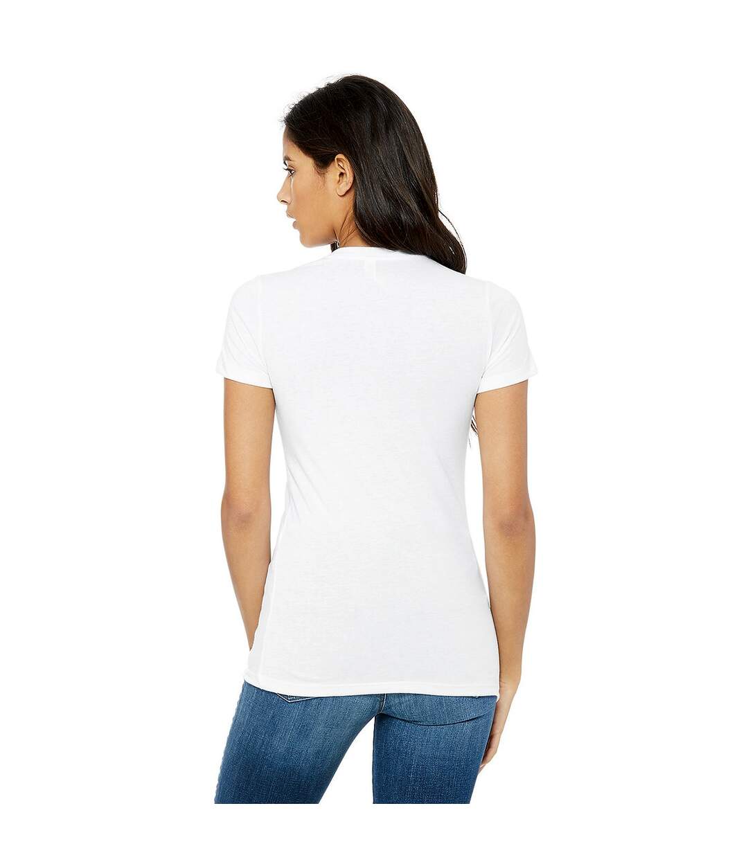 T-shirt the favourite femme blanc Bella + Canvas-2